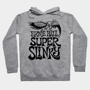 Slinky Strings In Black Print Hoodie